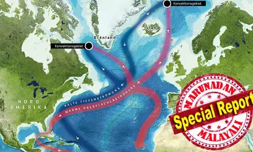 അമോക്ക് തകരുന്നതിന്റെ ഭാഗമായി ശക്തമായ ശീതക്കൊടുങ്കാറ്റ് ഉണ്ടാകാനും സാധ്യത; ഗള്‍ഫ് സ്ട്രീം ഉഷ്ണജല പ്രവാഹം ഏത് നിമിഷം വേണമെങ്കിലും തകരാം; ഈ ശാസ്ത്ര മുന്നറിയിപ്പ് ആശങ്കയാകുമ്പോള്‍