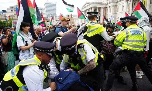 യു കെയിലെ പലസ്തീന്‍ സമര സംഘടനയെ നിരോധിച്ചേക്കും; ഒരു തീവ്രവാദ സംഘടനയായി പരിഗണിക്കാന്‍ സര്‍ക്കാര്‍