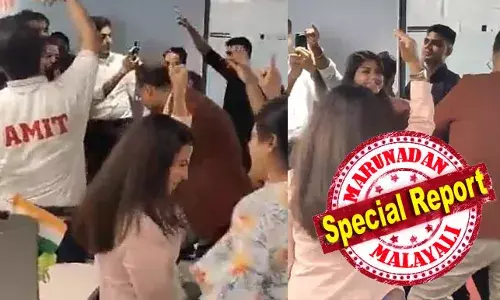 ഗുരുഗാം ഓഫീസില്‍ നടന്ന ഒരു പാര്‍ട്ടിക്കിടെ സംഗീതം മുഴങ്ങുമ്പോള്‍ എയര്‍ഇന്ത്യാ സ്റ്റാറ്റ്‌സിന്റെ ചീഫ് ഓപ്പറേറ്റിംഗ് ഓഫീസര്‍ എബ്രഹാം സക്കറിയ മറ്റ് ജീവനക്കാര്‍ക്കൊപ്പം നൃത്തം ചെയ്യുന്നു; അഹമ്മദാബാദിലെ ആകാശ ദുരത്തിന്റെ എട്ടാം നാള്‍ ആഘോഷം; സോഷ്യല്‍ മീഡിയാ ദൃശ്യങ്ങളില്‍ സജീവ ചര്‍ച്ച; ഖേദം അറിയിച്ച് വിമാന കമ്പനിയും; ആ പാര്‍ട്ടി ഒഴിവാക്കേണ്ടത് തന്നെ