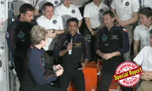 മനോഹരമായ യാത്രയായിരുന്നു ഇത്; എനിക്ക് തലകറങ്ങുന്ന പോലുണ്ട്; ശാസ്ത്ര ഗവേഷണങ്ങളില്‍ ഇന്ത്യക്കാര്‍ ചെയ്യാന്‍ പോവുന്ന കാര്യങ്ങളില്‍ ഏറെ ആത്മവിശ്വാസമുണ്ട്; അടുത്ത 14 ദിവസങ്ങളെ കുറിച്ച് ആവേശം തോന്നുന്നുവെന്നും ശുഭാംശു ശുക്ല; ദിവസവും കാണാം 16 സൂര്യോദയം; അനന്തതയുടെ അദ്ഭുത ലോകത്ത് ആക്സിയം 4 ദൗത്യ സംഘം