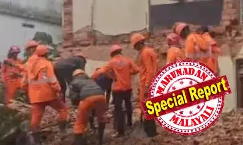 വീട്ടുടമയുടെ മുത്തച്ഛന്റെ കാലത്തെ കെട്ടിടം; കനത്ത മഴയില്‍ കെട്ടിടം തകരാന്‍ കാരണം കാലപ്പഴക്കം; ഇടിഞ്ഞ് വീണത് വെള്ളിക്കുളങ്ങരയിലേക്കുള്ള റോഡില്‍ ചെങ്കല്ല് കൊണ്ട് നിര്‍മിച്ച ഓടിട്ട രണ്ട് നില കെട്ടിടം; കൊടകരയിലെ ദുരന്തത്തില്‍ മൂന്ന് മരണം; മരിച്ചത് ബംഗാള്‍ സ്വദേശികള്‍; ഓടി രക്ഷപ്പെട്ടത് ഒന്‍പത് പേര്‍