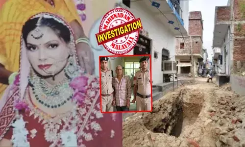 രാത്രി ഭക്ഷണത്തിൽ ഉറക്ക ഗുളിക കലർത്തി നൽകി; കൃത്യം നടത്തുന്നതിന് മുമ്പ് ബലാത്സംഗം ചെയ്തു..!; ഭർത്താവിന്റെ അച്ഛന്റെ കുറ്റസമ്മതം കേട്ട് പോലീസിന് ഞെട്ടൽ; സ്ലാബ് തുറന്നതും പാതി ജീർണിച്ച നിലയിൽ 24-കാരിയുടെ മൃതദേഹം; എല്ലാത്തിനും കാരണം ആ ആചാരം; കേസിൽ തുമ്പായത് ആഴത്തിലുള്ള കുഴി; നടുക്കം മാറാതെ നാട്ടുകാർ