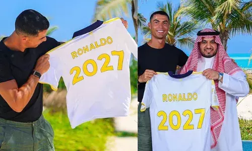 ക്രിസ്റ്റ്യാനോ റൊണാള്‍ഡൊ രണ്ടുവര്‍ഷംകൂടി അല്‍ നസ്റില്‍ തുടരും;  വര്‍ഷം 2000 കോടി; ടീമില്‍ ഓഹരി; പ്രത്യേക സുരക്ഷയും; പുതിയ അധ്യായം തുടങ്ങുന്നുവെന്ന സൂപ്പര്‍ താരം