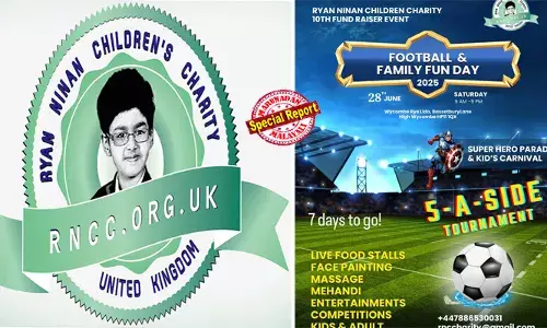 കാന്‍സര്‍ ബാധിതരായ കുട്ടികള്‍ക്ക് ഒരുകൈത്താങ്ങ്; റയാന്‍ നൈനാന്‍ ചില്‍ഡ്രന്‍ ചാരിറ്റി ഫുട്ബോള്‍ ആന്‍ഡ് ഫാമിലി ഫണ്‍ഡേ ഇന്ന്; കിഡ്‌സ് സൂപ്പര്‍ഹീറോ പരേഡ് മുഖ്യ സവിശേഷത; മികച്ച സൂപ്പര്‍ഹീറോയ്ക്കും റണ്ണറപ്പിനും ക്യാഷ് അവാര്‍ഡ്; പങ്കെടുക്കുന്ന എല്ലാവര്‍ക്കും സമ്മാനം