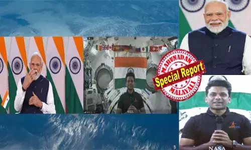 ഭൂമിയെ ഇത്രയും വിശാലതയിൽ കാണുമ്പോൾ എന്ത് തോന്നുന്നു?; സർ..ഏകത ദൃശ്യമാകുന്നു..ഭാരതം ഇവിടെ നിന്ന് കാണാൻ വളരെ മനോഹരമാണ്..!; ആ ഏഴ് പേരുമായി കുതിച്ചു പായുന്ന സ്പേസ് സ്റ്റേഷൻ; പെട്ടെന്ന് പ്രധാനമന്ത്രിയുടെ ഫോൺ കോളിൽ അമ്പരപ്പ്; ബഹിരാകാശ നിലയത്തിലെ ഏക ഇന്ത്യക്കാരനായ ശുഭാംശു ശുക്ലയുമായി സംസാരിച്ച് നരേന്ദ്രമോദി; ഇത് ചരിത്ര നിമിഷമെന്ന് ജനങ്ങൾ