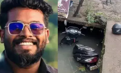 സ്‌കൂട്ടര്‍ കാനയിലേക്ക് മറിഞ്ഞ് യുവാവ് മരിച്ചു; അപകടം ഇന്നലെ രാത്രി തൃശ്ശൂര്‍ വാഴക്കോട് -പ്ലാഴി സംസ്ഥാന പാതയില്‍