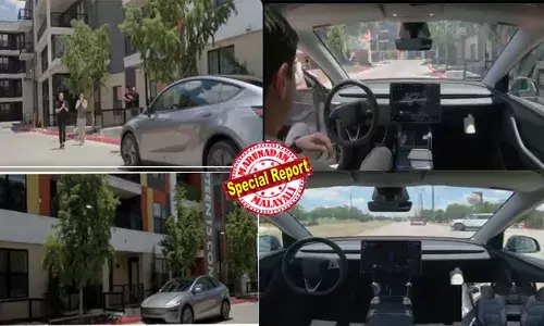 ഡ്രൈവറെ ആര്‍ക്കുവേണം? പുതിയ ഉടമയുടെ വീട്ടിലേക്ക് ഒറ്റയ്ക്ക് ഡ്രൈവ് ചെയ്ത് ഓടിയെത്തി ടെസ്ലയുടെ മോഡല്‍ വൈ കാര്‍; ഹൈവേകളും ട്രാഫിക് ലൈറ്റുകളും വളവും തിരിവും സ്വയം തിരിച്ചറിഞ്ഞ് 115 കിലോമീറ്റര്‍ വേഗത്തില്‍ പാഞ്ഞു; ലോകത്തിലെ ആദ്യത്തെ സെല്‍ഫ് ഡ്രൈവിങ് വാഹന ഡെലിവറിയിലൂടെ ചരിത്രം കുറിച്ച് ടെസ്ലയും മസ്‌കും