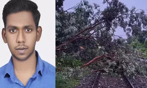 ചെങ്ങന്നൂരില്‍ മരം വീഴുമ്പോള്‍ ട്രാക്കില്‍ ട്രെയിന്‍; 600 മീറ്ററോളം പിന്നിലേക്ക് ഓടി സിഗ്‌നല്‍ നല്‍കി അനന്തു: ഒഴിവായത് വന്‍ ദുരന്തം