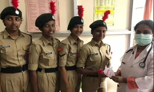 സംസ്‌കൃത സര്‍വ്വകലാശാലയിലെ എന്‍ സി സി കേഡറ്റുകള്‍ ഡോക്ടേഴ്‌സ് ഡേ ആചരിച്ചു