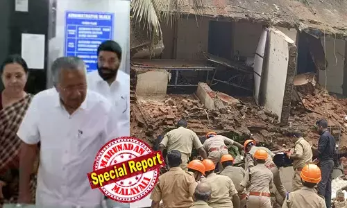 വീഴ്ച പറ്റിയെന്ന് സമ്മതിക്കാതെ ആരോഗ്യമന്ത്രി;  അടച്ച കെട്ടിടം ആണെന്ന് ധരിപ്പിച്ചത് ആശുപത്രിക്കാരെന്ന് മന്ത്രി വാസവന്‍;  പറയാന്‍ ഒന്നുമില്ല, എല്ലാം മന്ത്രിമാര്‍ പറഞ്ഞുവെന്ന് മുഖ്യമന്ത്രിയും;  കോട്ടയം മെഡിക്കല്‍ കോളജിലെത്തി നിമിഷങ്ങള്‍ക്കകം മടക്കം; രക്ഷാദൗത്യം കുറച്ചു കൂടി നേരത്തെ ആയിരുന്നെങ്കില്‍ ഒരു പക്ഷെ ജീവനോടെ കിട്ടിയേനെയെന്ന് ബിന്ദുവിന്റെ ഉറ്റവര്‍; ആ മക്കളുടെ കണ്ണീരിന് ആര് സമാധാനം പറയും?