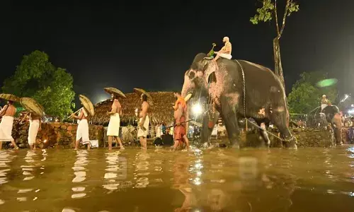 കലശാഭിഷേകത്തിന് മുന്‍പേ ശ്രീകോവില്‍ പിഴുതെടുത്ത് തിരുവഞ്ചിറയില്‍ ഇടും; തൃക്കലശാട്ടോടെ ഈ വര്‍ഷത്തെ വൈശാഖോത്സവത്തിന് ഇന്ന് സമാപനം