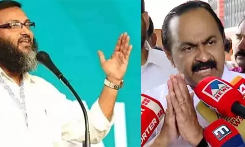 അധ്യാപകന് ഒരു അഭിപ്രായം പറയാന്‍ പാടില്ലേ, പലര്‍ക്കും പല അഭിപ്രായമുണ്ടാകും, അതില്‍ ചര്‍ച്ച വേണം; എന്തിനാണ് നടപടിയെടുത്തത്? വിസ്ഡം നേതാവ് ടി കെ അഷ്റഫിന്റെ സസ്‌പെന്‍ഷനെതിരെ വി ഡി സതീശന്‍; കാഫിര്‍ സ്‌ക്രീന്‍ഷോട്ട് ഇട്ട അധ്യാപകനെതിരെ നടപടി എടുത്തില്ലലോയെന്നും പ്രതിപക്ഷ നേതാവ്