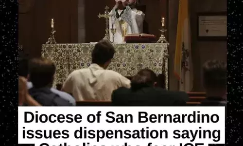 കുടിയേറ്റ ഭയം: കുര്ബാനയില് നിന്ന് ഇടവകാംഗങ്ങളെ ഒഴിവാക്കി കാലിഫോര്ണിയ ബിഷപ്പ് കുടിയേറ്റ ഭയം: കുര്ബാനയില് നിന്ന് ഇടവകാംഗങ്ങളെ ഒഴിവാക്കി കാലിഫോര്ണിയ ബിഷപ്പ്