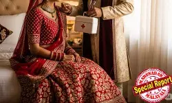 വിവാഹ ദിവസം വധു ഛര്ദ്ദിച്ചു; ഗര്ഭമെന്ന് തമാശയായി വരന്റെ സുഹൃത്തുക്കള്; വിവാഹ രാത്രിയില് ഗര്ഭ പരിശോധനാ കിറ്റ് ഉപയോഗിച്ച് പരിശോധിക്കണമെന്ന് യുവതിയോട് വരന്; റാംപൂരിലെ നടന്ന സംഭവം വിവാഹ ദിവസം വധു ഛര്ദ്ദിച്ചു; ഗര്ഭമെന്ന് തമാശയായി വരന്റെ സുഹൃത്തുക്കള്; വിവാഹ രാത്രിയില് ഗര്ഭ പരിശോധനാ കിറ്റ് ഉപയോഗിച്ച് പരിശോധിക്കണമെന്ന് യുവതിയോട് വരന്; റാംപൂരിലെ നടന്ന സംഭവം