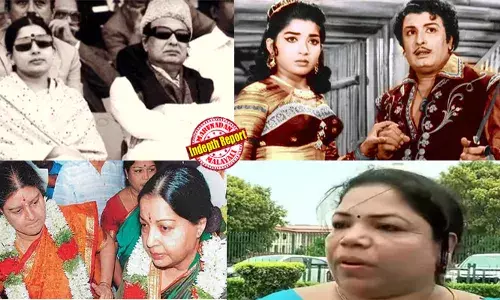 52 വയസുള്ള സൂപ്പര്‍സ്റ്റാറിനെ സ്‌നേഹിച്ച മധുരപ്പതിനേഴുകാരി; മൂന്നു തവണ വിവാഹിതനായിട്ടും മക്കളില്ലാത്ത നായകന്‍; ഇപ്പോള്‍ ഇരുവരുടെയും മകളാണെന്ന് പറഞ്ഞ് ഒരു യുവതി രംഗത്ത്; അമ്മയെ തോഴി ചവിട്ടിക്കൊന്നെന്നും ആരോപണം; എംജിആര്‍ -ജയലളിത പ്രണയ രാഷ്ട്രീയം വീണ്ടും വാര്‍ത്തകളില്‍