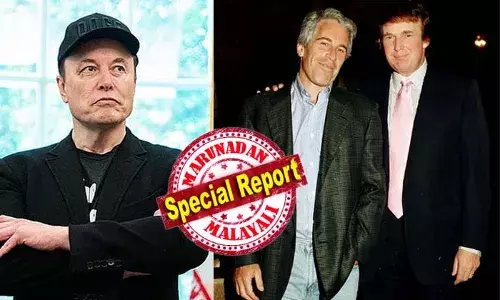 കൊള്ളാം, എപ്സ്റ്റീന്‍ സ്വയം കൊലപ്പെടുത്തി, ഗിസ്ലെയ്ന്‍ ഒരു തട്ടിപ്പിന് ഫെഡറല്‍ ജയിലില്‍ ആയത് അത്ഭുതകരം! ജെഫ്രി എപ്സ്റ്റീന്റെ ലൈംഗിക വിവാദത്തില്‍ തന്റെ പേര് ഉള്‍പ്പെടുത്തിയത് ഡെമോക്രാറ്റുകളെന്ന ട്രംപിന്റെ വിശദീകരണത്തെ പരിഹസിച്ച് മസ്‌ക്ക്; എപ്സ്റ്റീന്‍ ഫയലുകളെ ഓര്‍മ്മിപ്പിച്ച് ട്രംപിന് മസ്‌ക്കിന്റ ഭീഷണി