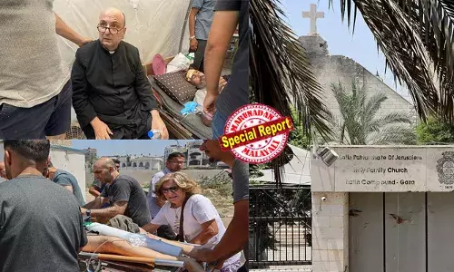 ഗസ്സയിലെ ഏക കത്തോലിക്ക പള്ളിക്ക് നേരേ ഇസ്രയേലിന്റെ ഷെല്ലാക്രമണം; രണ്ടുപേര്‍ കൊല്ലപ്പെട്ടു; പളളി വികാരി അടക്കം നിരവധി പേര്‍ക്ക് പരിക്കേറ്റു; ഹോളി ഫാമിലി പളളി വളപ്പില്‍ അഭയം തേടിയിരുന്നത് നൂറുകണക്കിന് ഫലസ്തീന്‍കാര്‍; അപലപിച്ച് മാര്‍പ്പാപ്പ; അബദ്ധം പറ്റിയെന്നും ഖേദം പ്രകടിപ്പിക്കുന്നെന്നും ഇസ്രയേല്‍