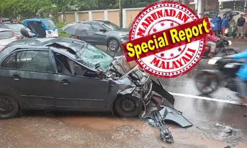 ഏനാത്ത് കാറും ബസും കൂട്ടിയിടിച്ച് ഒരാള്‍ക്ക് പരുക്ക്; പരുക്കേറ്റയാളെ ആശുപത്രിയില്‍ എത്തിക്കാന്‍ മറ്റു വാഹനങ്ങളിലുള്ളവര്‍ തയാറായില്ല; ഒടുവില്‍ അടൂര്‍ ജനറല്‍ ആശുപത്രിയില്‍ എത്തിച്ചത് കണ്ടെയ്നര്‍ ലോറിയുടെ ക്യാബിനില്‍ കിടത്തി