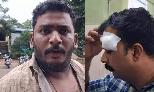വാഹനത്തിൻറെ പിഴത്തുക കുറയ്ക്കണമെന്ന് ആവശ്യപ്പെട്ടെത്തി; പിന്നാലെ താക്കോൽക്കൂട്ടം ഉപയോഗിച്ച് അസി.മോട്ടോർ ഇൻസ്പെക്ടറെ ആക്രമിച്ചു; നെറ്റിയിൽ നാല് തുന്നൽ; പ്രതി പിടിയിൽ