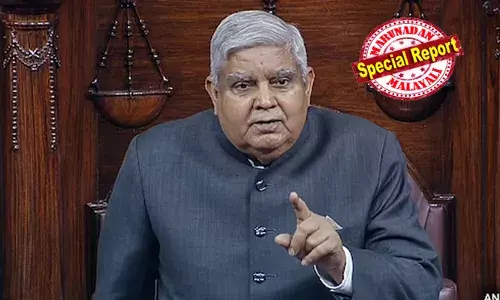 തികച്ചും അപ്രതീക്ഷിതം! ഉപരാഷ്ട്രപതി ജഗ്ദീപ് ധന്‍കര്‍ രാജി വച്ചു; രാജി ആരോഗ്യകാരണങ്ങളാല്‍; ഡോക്ടര്‍മാരുടെ ഉപദേശപ്രകാരം ആരോഗ്യകാര്യങ്ങളില്‍ ശ്രദ്ധിക്കാന്‍ തീരുമാനമെന്ന് അറിയിപ്പ്; രാഷ്ട്രപതിക്ക് രാജിക്കത്ത് അയച്ചു; രാജ്യത്തിന്റെ വളര്‍ച്ചയില്‍ അഭിമാനമെന്ന് കത്തില്‍; രാജി പ്രഖ്യാപനം മൂന്നുവര്‍ഷം കൂടി കാലാവധി ശേഷിക്കെ