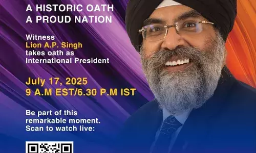 ലയണ്‍സ് ക്ലബ്‌സ് ഇന്റര്‍നാഷണല്‍ പ്രസിഡന്റായി എ.പി. സിംഗിനെ തിരഞ്ഞെടുത്തു