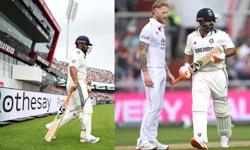 ആറാഴ്ച വിശ്രമം വേണമെന്ന് റിപ്പോര്‍ട്ട്;  പിന്നാലെ പരിക്കേറ്റ കാലുമായി ക്രീസിലിറങ്ങി ഋഷഭ് പന്ത്;   മുടന്തി നടന്ന് പതുക്കെ ബാറ്റ് ചെയ്യാനെത്തിയ താരത്തിനായി കൈയടിച്ച് ആരാധകര്‍; ലഞ്ചിന് പിരിയുമ്പോള്‍ ഇന്ത്യ ആറ് വിക്കറ്റിന് 321 റണ്‍സ് എന്ന നിലയില്‍