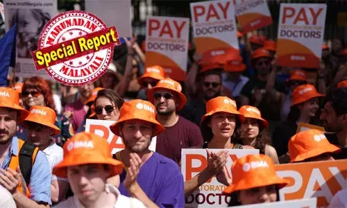 ബ്രിട്ടനില്‍ ഇത് സമരങ്ങള്‍ കൊടുമ്പിരി കൊള്ളുന്ന കാലമോ? ഇന്നു മുതല്‍ അഞ്ച് ദിവസത്തേക്ക് സമരം തുടങ്ങി ജൂനിയര്‍ ഡോക്ടര്‍മാര്‍; എന്‍എച്ച്എസ് പ്രവര്‍ത്തനം താളം തെറ്റിയേക്കും; ശക്തമായി നേരിടാന്‍ സര്‍ക്കാര്‍; ചോദിക്കുന്നത് 29 ശതമാനം ശമ്പള വര്‍ധന; അനേകം ശസ്ത്രക്രിയകള്‍ മാറ്റിവച്ചതായി റിപ്പോര്‍ട്ട്