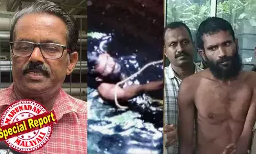 ആളുകള്‍ വരുന്നതു കേട്ട് വെള്ളത്തിലേക്കു മുങ്ങി;  ശ്വാസം കിട്ടാതെ പൊങ്ങിവന്നു;  നോക്കുമ്പോള്‍ കയറില്‍ പിടിച്ച് കിണറിന്റെ പടവില്‍ നില്‍ക്കുകയായിരുന്നു ഗോവിന്ദച്ചാമി; ഞങ്ങളെ കണ്ട ഉടന്‍ മിണ്ടിയാല്‍ കുത്തിക്കൊല്ലുമെന്നു പറഞ്ഞു;  ഞങ്ങള്‍ ബഹളം വച്ചു;  പൊലീസ് ഓടിയെത്തി;  തളാപ്പിലെ നാഷണല്‍ സ്റ്റാറ്റിസ്റ്റിക്സ് ഓഫീസിന്റെ കിണറ്റില്‍നിന്നും കൊടുംകുറ്റവാളിയെ പിടികൂടിയത് വിവരിച്ച് ജീവനക്കാരന്‍