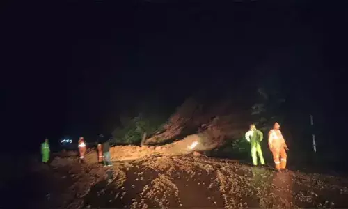 നിർത്തിയിട്ട ലോറിക്ക് മുകളിലേക്ക് മണ്ണിടിഞ്ഞു വീണു; ഒരാൾക്ക് ദാരുണാന്ത്യം; സംഭവം മൂന്നാറിൽ