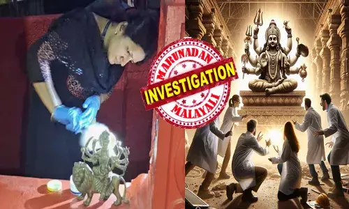 വൈകിട്ട് ക്ഷേത്ര നട തുറന്ന പോറ്റിയ്ക്ക് ഞെട്ടൽ; ഗോപുര വാതിൽക്കൽ ചൈതന്യമുണർത്തുന്ന ദേവി വിഗ്രഹം; സ്ഥലത്ത് പോലീസ് അടക്കം പാഞ്ഞെത്തി; ഇത്...എങ്ങനെയെത്തിയെന്ന ചോദ്യം ദുരൂഹം; സിസിടിവി ദൃശ്യങ്ങൾ നിർണായകമാകും; അമ്പരപ്പ് മാറാതെ നാട്ടുകാർ