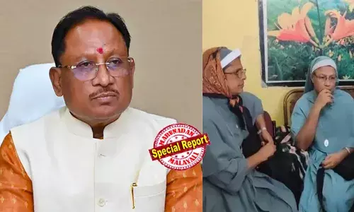 നാരായണ്‍പൂരില്‍ നടന്നത് ഗൗരവമേറിയ മനുഷ്യക്കടത്തും മതപരിവര്‍ത്തനവും; തൊഴില്‍ ദാനത്തിന്റെ മറവില്‍ ആസൂത്രിതമായി മൂന്നുആദിവാസി പെണ്‍കുട്ടികളെ കുരുക്കില്‍ പെടുത്തി; ഇതിനെ രാഷ്ട്രീയവത്കരിക്കരുത്; പെണ്‍മക്കളുടെ അന്തസിനെയും അഭിമാനത്തെയും ബാധിക്കുന്ന പ്രശ്‌നമാണ്; ഛത്തീസ്ഗഡിലെ മലയാളി കന്യാസ്ത്രീകളുടെ അറസ്റ്റില്‍ വിശദീകരണവുമായി മുഖ്യമന്ത്രി  വിഷ്ണു ദേവ് സായി