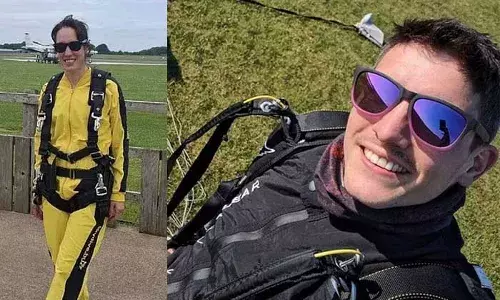 സ്‌കൈ ഡൈവിംഗിനിടെ പരിശീലകനും സ്ത്രീയും വീണു മരിച്ചു; സ്‌കൈ ഡൈവിംഗ് കമ്പനി പൂട്ടി