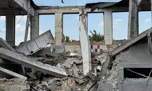 യുക്രെയ്‌നിലെ പരിശീലന കേന്ദ്രത്തിനു നേരെ മിസൈല്‍ ആക്രമണം; മൂന്ന് മരണം: 18 പേര്‍ക്ക് പരിക്ക്