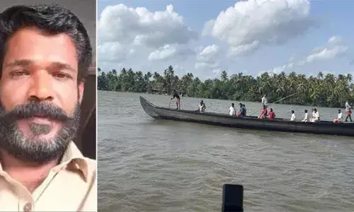 വള്ളം മറിഞ്ഞപ്പോള്‍ അഞ്ച് പേരെ രക്ഷപ്പെടുത്തി സുമേഷ് കരക്കെത്തിച്ചു; പെട്ടെന്ന് സുമേഷും ഒഴുക്കില്‍പ്പെട്ടു; മൂന്നാം പക്കം കരയ്ക്ക് അടിഞ്ഞു; സുമേഷിന്റെ മൃതദേഹം കണ്ടു കെട്ടി