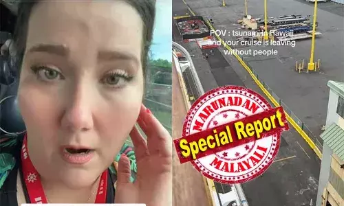 സുനാമി മുന്നറിയിപ്പുണ്ടായത് വെട്ടിലാക്കിയത് ബ്രിട്ടനില്‍ നിന്നുള്ള വിനോദ സഞ്ചാരികളെ; നാടുകാണാന്‍ ഇറങ്ങിയവര്‍ തിരികെ എത്തിയപ്പോള്‍ കപ്പല്‍ പലതും തുറമുഖം വിട്ടു; ആശങ്കയില്‍ വെട്ടിലായി സഞ്ചാരികള്‍; തുറമുഖത്തില്‍ കപ്പലിലേക്ക് ഭ്രാന്തമായി ഓടുന്നതിന്റെ വീഡിയോ സോഷ്യല്‍ മീഡിയയില്‍