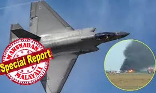 തിരുവനന്തപുരത്ത് ഒരു എഫ് 35 കുടുങ്ങി കിടന്നത് മൂന്നാഴ്ചയോളം; അമേരിക്കയില്‍ നിന്നും വിദഗ്ധര്‍ എത്തി ഒരുവിധം അതിനെ പറപ്പിച്ചു കൊണ്ടു പോയി; വീണ്ടും നാണക്കേടുണ്ടാക്കി ആ വിലയേറിയ യുദ്ധ വിമാനത്തിന്റെ തകര്‍ന്ന് വീഴല്‍; 11 കൊല്ലത്തിനിടെ 20 അപകടം; അമേരിക്കയ്ക്ക് നാണക്കേടായി അഞ്ചാം തലമുറ ഫൈറ്റര്‍ ജെറ്റ്; കാലിഫോര്‍ണിയ അപകട കാരണം അജ്ഞാതം