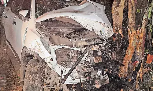 തിരക്കേറിയ റോഡിലൂടെ അമിത വേഗത്തില്‍ കാറോടിച്ചത് അഞ്ച് കിലോമീറ്ററോളം; ഇടിച്ചു തകര്‍ത്തത് എട്ടു വാഹനങ്ങള്‍: മരണപ്പാച്ചില്‍ അവസാനിച്ചത് കാര്‍ മരത്തിലിടിച്ച്: മദ്യലഹരിയിലായിരുന്ന യുവാവ് അറസ്റ്റില്‍