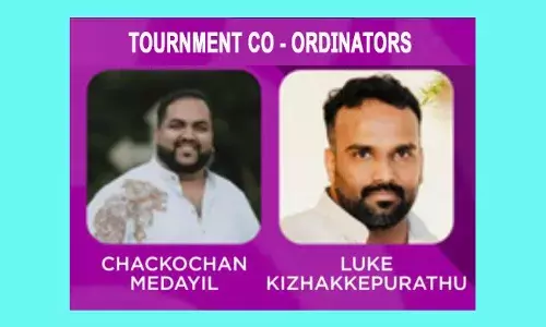 ടിസാക്ക് അന്താരാഷ്ട്ര വടംവലി മത്സരം: ചാക്കോച്ചന് മേടയില്, ലൂക്ക് കിഴക്കേപ്പുറത്ത് കോ-ഓര്ഡിനേറ്റര്മാര് ടിസാക്ക് അന്താരാഷ്ട്ര വടംവലി മത്സരം: ചാക്കോച്ചന് മേടയില്, ലൂക്ക് കിഴക്കേപ്പുറത്ത് കോ-ഓര്ഡിനേറ്റര്മാര്