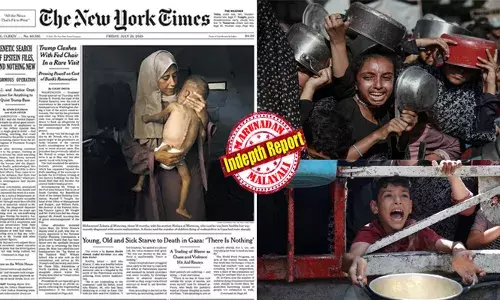 മാതാപിതാക്കള്‍ തടിച്ചുകൊഴുക്കുമ്പോള്‍ മക്കള്‍ എല്ലും തോലുമാവുന്ന അപൂര്‍വ പട്ടിണി; ജനിതക വൈകല്യമുള്ള കുട്ടികളുടെ ഭക്ഷ്യദൗര്‍ലഭ്യമാക്കി പ്രചാരണം; ഖേദം പ്രകടിപ്പിച്ച് ന്യൂയോര്‍ക്ക് ടൈംസ്; അറബ് രാജ്യങ്ങളും ഒന്നടങ്കം ഹമാസിനെതിരെ; ഗസ്സയിലെ പട്ടിണി കുപ്രചാരണം പൊളിയുമ്പോള്‍!