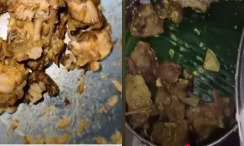 ഹോട്ടലില്‍ നിന്ന് വാങ്ങിയ ബിരിയാണിയില്‍ പുഴു; പരിശോധനയില്‍ പഴകിയ ഭക്ഷണം കണ്ടെത്തി; പ്രതിഷേധവുമായി നാട്ടുകാർ