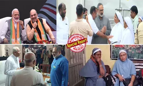 പാര്‍ട്ടിക്കുള്ളില്‍ എതിര്‍പ്പുയര്‍ന്നിട്ടും കന്യാസ്ത്രീകള്‍ നിരപരാധികള്‍ ആണെന്ന നിലപാടില്‍ ഉറച്ചു നിന്നു; അനൂപ് ആന്റണിയെ ഛത്തീസ്ഗഡിന് അയച്ച് ഏകോപനം ഒരുക്കി; ഡല്‍ഹിയില്‍ ചെന്ന് അമിത്ഷായെ കാര്യങ്ങള്‍ ബോധ്യപ്പെടുത്തി: കന്യാസ്ത്രീകളുടെ ജയില്‍ വാസം ക്രൈസ്തവരുടെ വിശ്വാസം നഷ്ടപ്പെടുത്തുന്ന സാഹചര്യത്തില്‍ നിന്ന് ബിജെപിയെ രക്ഷിച്ചെടുത്തത് രാജീവ് ചന്ദ്രശേഖര്‍