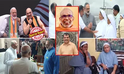 കന്യാസ്ത്രീകള്‍ക്ക് ജാമ്യം ലഭിക്കാന്‍ അമിത്ഷാ ഇടപെട്ടെങ്കില്‍ തെറ്റായ കീഴ് വഴക്കമെന്ന് ഹിന്ദു ഐക്യവേദി; മതം മാറ്റത്തെ ചെറുക്കുന്നത് ഭീകരവാദമാണെങ്കില്‍ അതിനിയും തുടരുക തന്നെ ചെയ്യുമെന്ന് ആര്‍ വി ബാബു; വോട്ടു പ്രതീക്ഷിക്കുന്ന രാഷ്ട്രീയപ്പാര്‍ട്ടികള്‍ തീരുമാനിക്കും ആര് കുറ്റവാളിയാണ് ആരല്ല എന്ന് സ്വാമി ചിദാനന്ദ പുരിയും; ബിജെപി ഇടപെടലില്‍ വിമര്‍ശനങ്ങള്‍