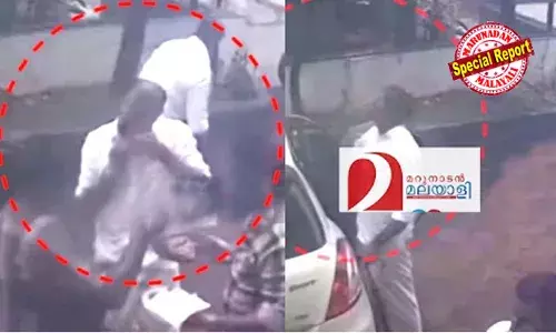 ആഹാരത്തിന് മുമ്പ് രണ്ടെണ്ണം പതിവ്! എന്തിനും പോന്ന ചങ്ങാതിമാര്‍ സാധനം എത്തിച്ചു; പൊലീസ് ഏമാന്മാരെ കാവല്‍ നിര്‍ത്തി കൊടി സുനി അടക്കം കൊലയാളി ടീമിന്റെ രാജകീയ കുടി തലശേരിയിലെ ഹോട്ടല്‍ മുറ്റത്ത്; മൂന്നുപൊലീസുകാരുടെ തൊപ്പി തെറിപ്പിച്ച മദ്യപാനരംഗങ്ങളുടെ സിസി ടിവി ദൃശ്യങ്ങള്‍ പുറത്ത്