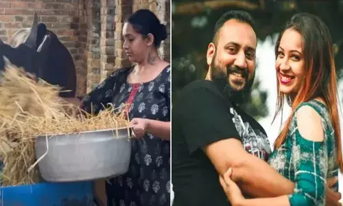 എന്റെ കുഞ്ഞ് ഒരുപാട് ജോലികൾ ചെയ്യുന്നു..; വീടും പരിസരവും വൃത്തിയാക്കി; പശുക്കൾക്ക് തീറ്റ നൽകി; ഭർത്താവിനോപ്പം ജോലികൾ ചെയ്ത് സൗഭാഗ്യ; സിംപിൾ എന്ന് കമന്റുകൾ; വൈറലായി വീഡിയോ