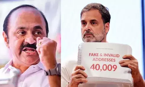 ഭരണഘടന സ്ഥാപനങ്ങളെ നോക്കുകുത്തിയാക്കി ജനാധിപത്യത്തെയും അട്ടിമറിക്കാന്‍ ശ്രമിക്കുന്നു; ഇന്ത്യയെ വീണ്ടെടുക്കാനുള്ള പോരാട്ടത്തില്‍ കോണ്‍ഗ്രസ് ഒരിഞ്ച് പിന്നോട്ടില്ല; രാഹുല്‍ ഗാന്ധിക്ക് പിന്തുണയുമായി വി.ഡി. സതീശന്‍