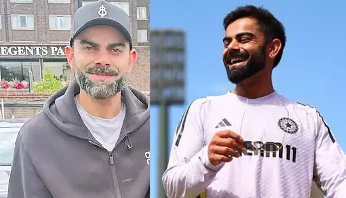 നാലു ദിവസത്തിലൊരിക്കല്‍ താടി കറുപ്പിക്കണം എന്ന് വിരാട് കോലി പറഞ്ഞത് വെറുതെയല്ല; കണ്ടാലൊരു 50കാരനെ പോലെ; താടിയും മീശയുമെല്ലാം നരച്ച് തിരിച്ചറിയാത്ത ലുക്കില്‍;  ഏറ്റവും പുതിയ ചിത്രം പുറത്ത്