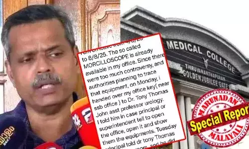 പ്രിന്‍സിപ്പലും സൂപ്രണ്ടും ഡെപ്യൂട്ടി സൂപ്രണ്ടും തന്റെ സാന്നിധ്യമില്ലാതെ റൂമില്‍ കയറി; ഫയലുകളില്‍ തിരിമറി നടത്തി തന്നെ കുടുക്കുമെന്ന് സംശയിക്കുന്നു; മറ്റൊരു താക്കോല്‍ ഉപയോഗിച്ച് മുറി പൂട്ടി; ഗുരുതര ആരോപണവുമായി ഡോ. ഹാരിസ് ചിറയ്ക്കല്‍; സിസ്റ്റം തകരാറിനെതിരെ പ്രതികരിച്ച ഡോക്ടര്‍ വേട്ടയാടപ്പെടുമ്പോള്‍..