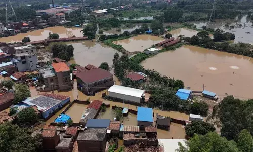 വടക്കുപടിഞ്ഞാറന്‍ ചൈനയില്‍ കനത്ത മഴ; വെള്ളപ്പൊക്കം
