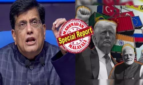 ഞങ്ങൾ പ്രതിസന്ധികളെ വരെ അവസരമാക്കി മാറ്റി; ഏറെ വെല്ലുവിളികൾ നിറഞ്ഞ സമയത്ത് പോലും വിജയിച്ചു; ആർക്ക് മുന്നിലും ഞങ്ങൾ മുട്ടുകുത്തില്ല..!!; യുഎസിന്റെ അധിക തീരുവ ഭീഷണിക്ക് വഴങ്ങാതെ ഇന്ത്യ; ട്രംപിന് ഉരുളയ്ക്ക് ഉപ്പേരിപ്പോലെ മറുപടി നൽകി വാണിജ്യമന്ത്രി; മേരാ..ഫ്രണ്ട് എനിമിയാകുന്ന കാഴ്ച; താരിഫ് യുദ്ധത്തിൽ സംഭവിക്കുന്നത്