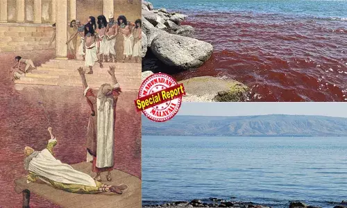 യേശുക്രിസ്തു നടന്ന ഗലീലി കടല്‍ പൊടുന്നനെ രക്തച്ചുവപ്പായി മാറി; പരിഭ്രാന്തിയില്‍ നാട്ടുകാരും സന്ദര്‍ശകരും; ഇതൊരു അശുഭലക്ഷണമെന്ന് ഭയന്ന് പലരും; അസാധാരണ നിറം മാറ്റത്തിന്റെ രഹസ്യം ഇങ്ങനെ